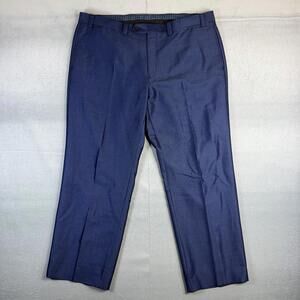 Lauren Ralph Lauren Dress Pants Mens 40x27* Blue Classic Straight Flat Front